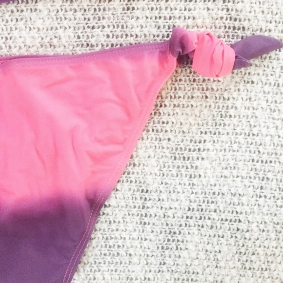 Sexy Ombre Halter Wrap Push Up Bikini Tie Sides - Picture 4 of 4